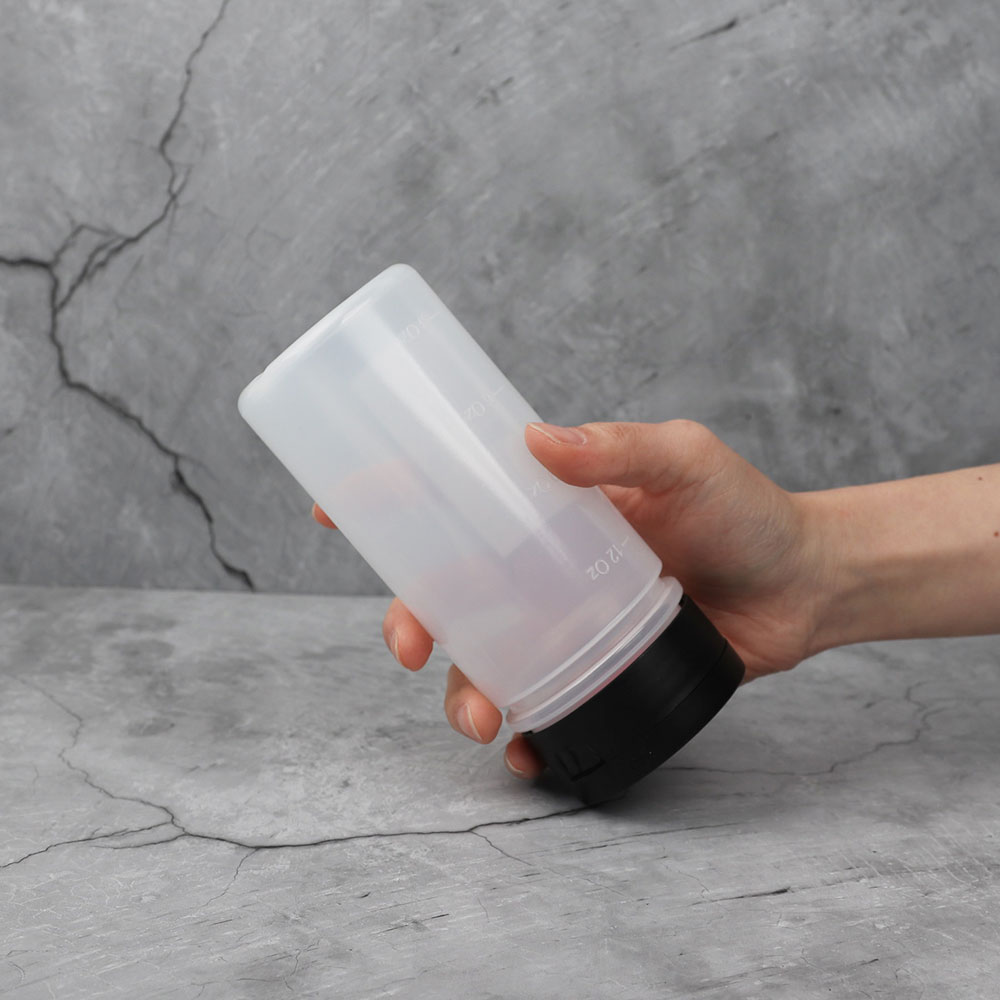 [단일] 실리콘 튜브 거꾸로 소스통 소 400ml 소스 용기 소분 양념통
