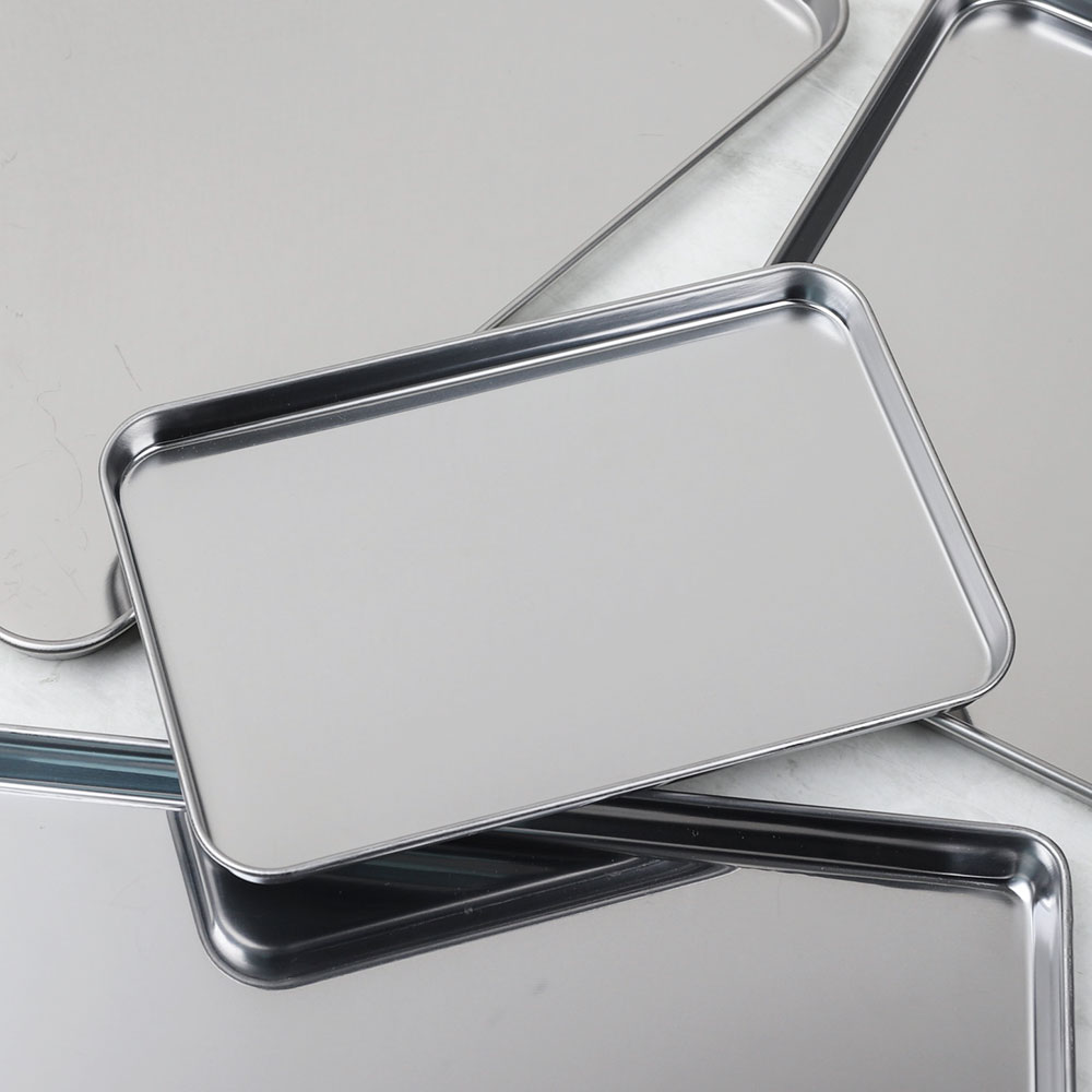 DB 스텐 직 사각 트레이 쟁반 업소용 요리 서빙 카페 AA 1호