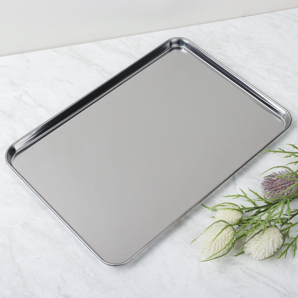 [단일] DB 스텐 직사각 트레이 5호 쟁반 업소용 요리 서빙 카페