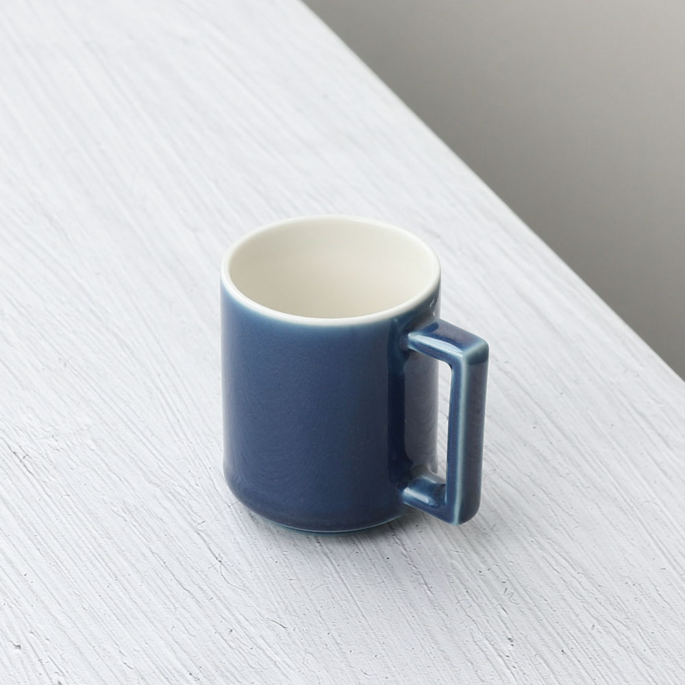 [단일] 따에 에스프레소 잔 클래식블루 90ml 커피 샷잔 미니 컬러