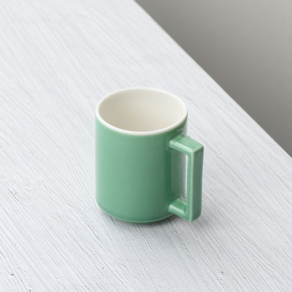 [단일] 따에 에스프레소 잔 피스타치오그린 90ml 커피 샷잔 미니 컬러