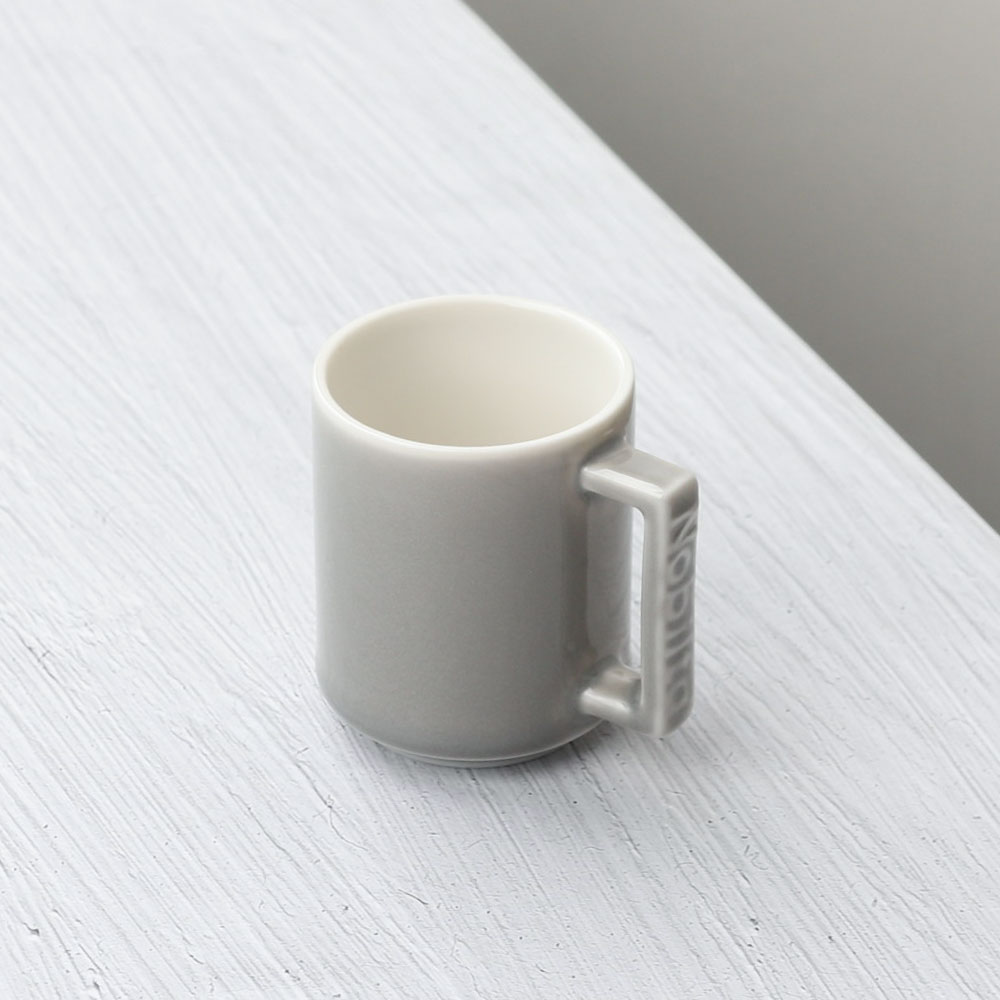 [단일] 따에 에스프레소 잔 그레이 90ml 커피 샷잔 미니 컬러