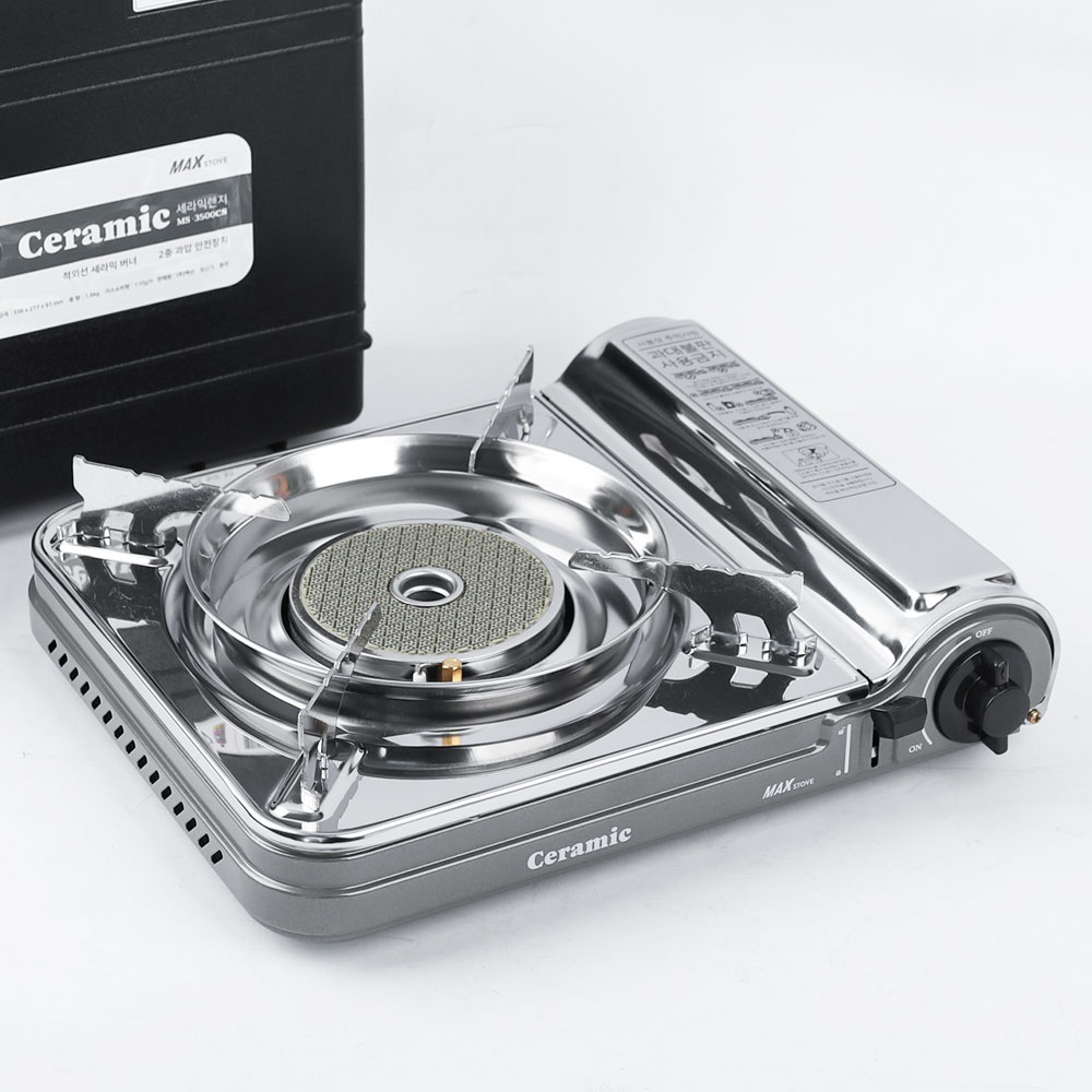 맥스 세라믹 가스렌지 MS-3500CS 6개 (1박스) 휴대용 가스 버너 캠핑 VV