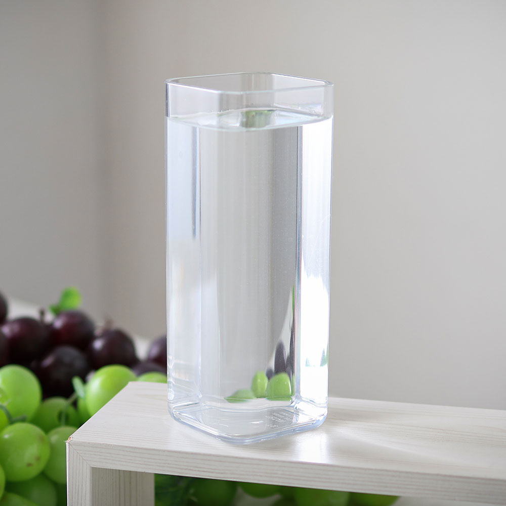 [단일] 트라이탄 사각컵 510ml (17호) 안깨지는 플라스틱 카페 컵 다회용